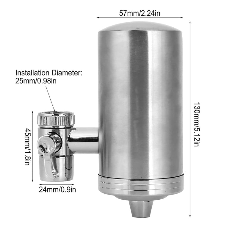 Filtre a eau pour robinet + Adaptateurs - Pureté et simplicité