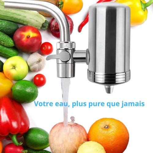 Filtre a eau pour robinet + Adaptateurs - Pureté et simplicité
