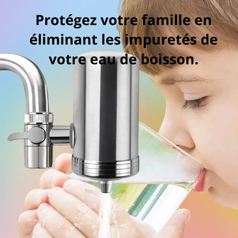 Filtre a eau pour robinet + Adaptateurs - Pureté et simplicité